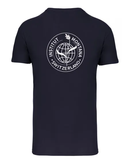 Navy blue cotton t-shirt