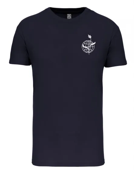 Navy blue cotton t-shirt