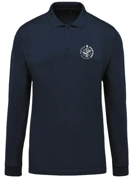 Long-sleeved polo - blue