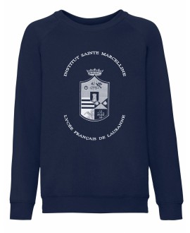 Sweatshirt à col rond en coton chaud