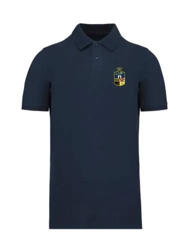 Short sleeved polo blue