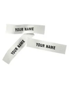 Iron-on name tags (60 pieces)