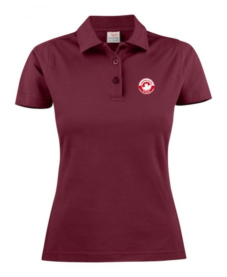 Girl short-sleeved polo in burgundy - mandatory & exclusively for IB students