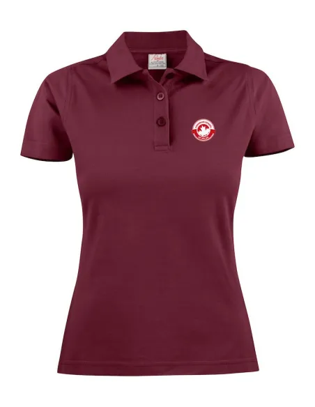 Polo manica corta bordeaux da ragazza - obbligatoria & in esclusiva per studenti IB