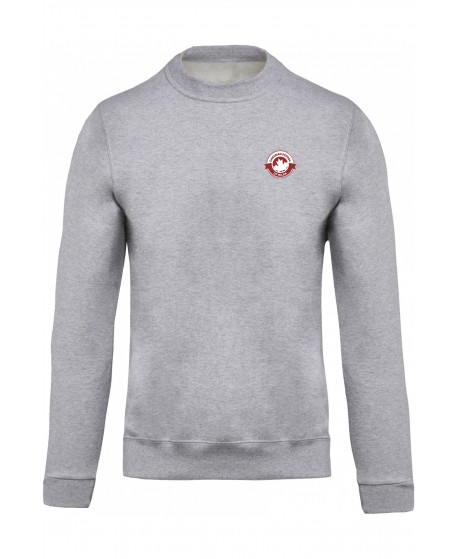 Crew neck grey sweater