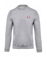 Crew neck grey sweater