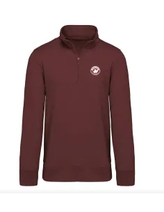 Half zip sweatshirt