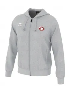 Felpa grigia con zip - Disponibile fino ad esaurimento scorte