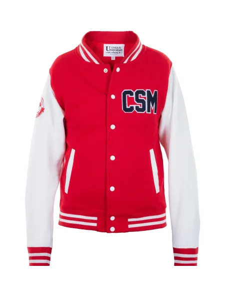 Baseball style sweatshirt
