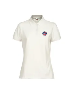 Short sleeved girl fitted polo