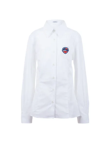 Girl long-sleeved Oxford shirt