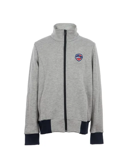 Warm-up top in warm cotton