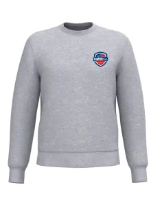 Felpa girocollo in caldo cotone grigia - Disponibile da settembre 2026