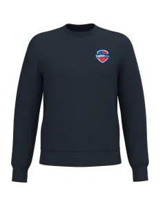 Felpa girocollo in caldo cotone navy - Disponibile da settembre 2026