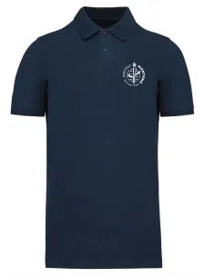Short-sleeved polo - blue