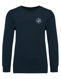 Round-neck sweatshirt - Blue