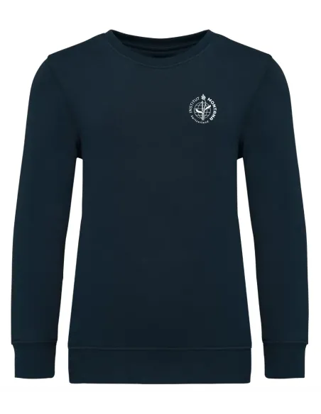 Round-neck sweatshirt - Blue