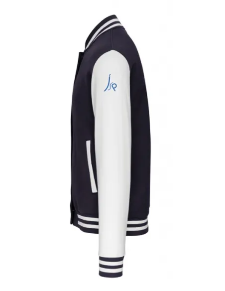 Baseball style sweatshirt