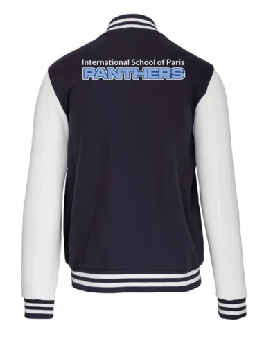 Baseball style sweatshirt