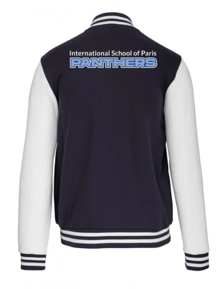 Baseball style sweatshirt