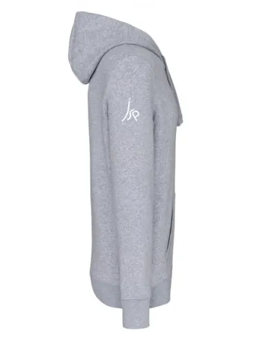 Sweat à capuche gris