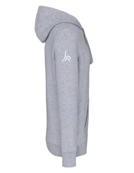 Sweat à capuche gris