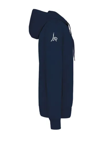 Blue Hoodie in warm cotton