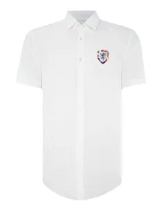 Boy short sleeved Oxford shirt