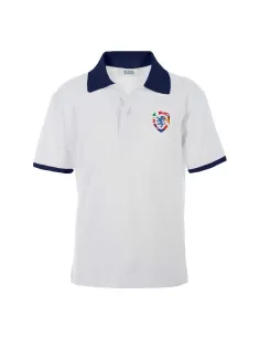 Short sleeved polo girl fitted