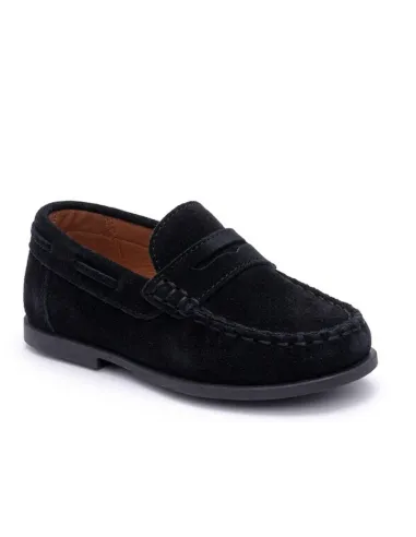 Leather loafers in suede - Available from September 2026