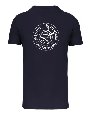 Navy blue cotton t-shirt
