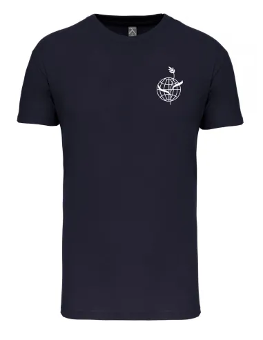 T-shirt in cotone navy blue