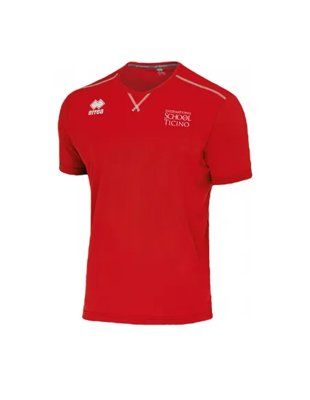 Boys red sports shirt