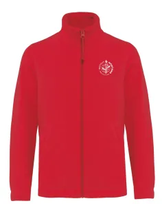Collard fleece - red