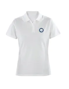 White short-sleeved polo