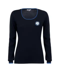 Girl navy round neck sweater - Until stock lasts