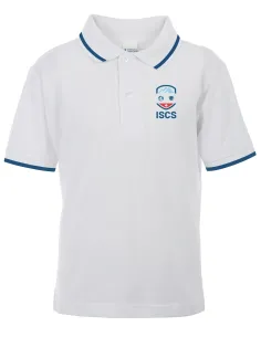 Short sleeved white polo