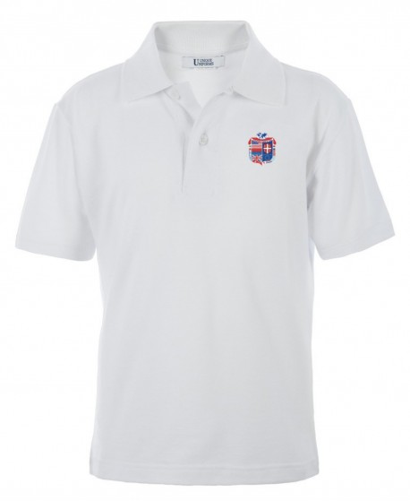 Short-sleeved polo - white