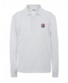 Long sleeved polo white