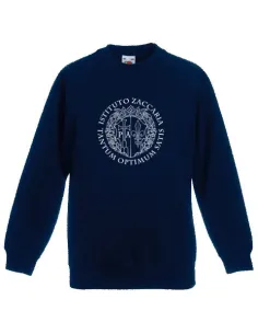 Felpa di rappresentanza senza cappuccio blu navy
