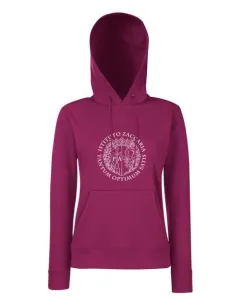 Official hoodie sweatshirt in burgundy
