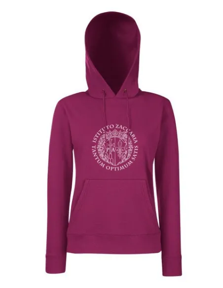 Official hoodie sweatshirt in burgundy