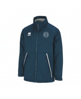 Giacca invernale con cerniera full-zip.