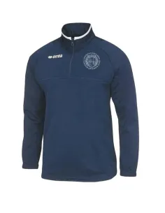 Half zipped warm-up top