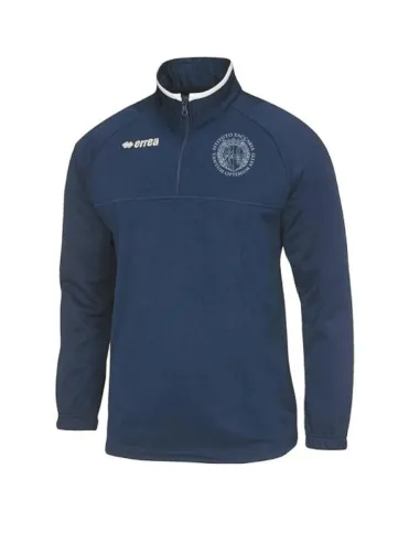 Half zipped warm-up top