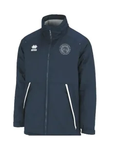 Giacca invernale con cerniera full-zip.