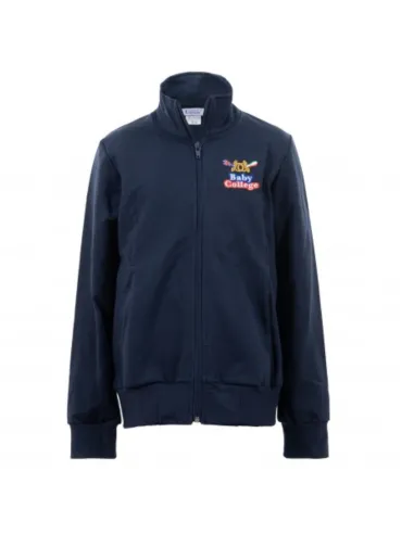 Warm-up top in warm cotton