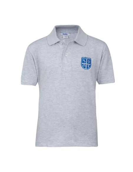 Short sleeves polo - grey