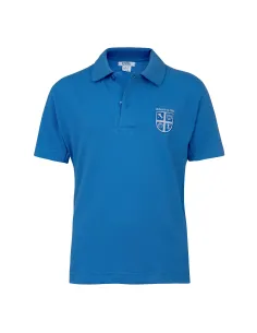 Short sleeves polo - sky