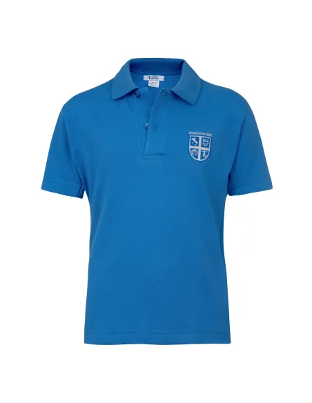 Short sleeves polo - sky
